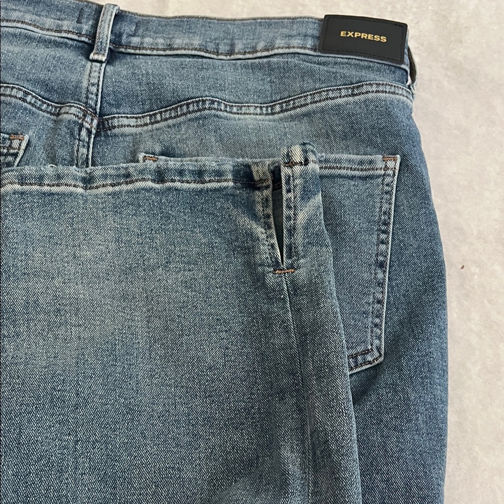 Express High Rise Indigo Jeans - Picture 9 of 11